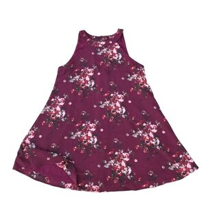 Altard State Burgundy Floral Flowy Dress Size M